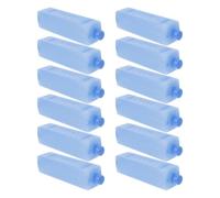TEHAUX 12pcs Portable Ice Packs for Air Conditioner Fan and Refrigerator, High Efficiency Cooling Pe Freezer Blocks, Compact and Reusable Cooling Packs for Cold Chain Transportation
