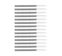 TEHAUX 12Pcs Rhinestone Acrylic Lollipop Sticks Candy Apple Skewers for Party Supplies Cake Pops Decoration Safe Material Multi-Purpose Dessert Accessory