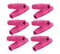 TEHAUX 12PCS Self Grip Hair Rollers Sponge Curlers Hair Curling Tools DIY Hairdressing Styling Set for Home and Travel