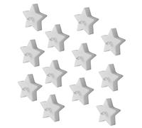 TEHAUX 12PCS Warm White LED Five Pointed Star Electronic Candles Battery Operated Decorative Star Lamp for Christmas Birthday Party Ambiance Romantic and Easy to Use