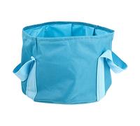 TEHAUX 15l Foldable Foot Soak Basin Blue Collapsible Foot Bath Bucket for Travel and Home Use for Relaxation