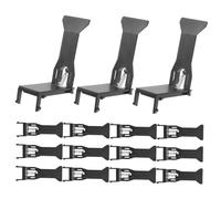 TEHAUX 15pcs Cash Register Clips Cash Drawer Hold Down Plastic Money Clip Compact Easy Installation Sturdy Plastic Black for Retail Stores and Businesses