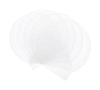 TEHAUX 15pcs Transparent CD Dvd Clam Shell Cases Thickened Protective Storage Box Portable Disc Holder Compact Stackable Organizer for Travel Home Office