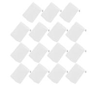 TEHAUX 15pcs White Soap Exfoliating Bags Mesh Pouch with Drawstring, Rich Foaming and Quick Draining, Minimalist Design for Outdoor Activities and Travels