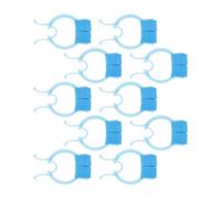 TEHAUX 16pcs Nose Clips for Lung Breathing Training with Compact Pom and Eva Material, Prevent Breathing the Nose, for Outdoor and Travel Use