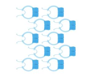 TEHAUX 16pcs Nose Clips for Lung Breathing Training with Compact Pom and Eva Material, Prevent Breathing the Nose, for Outdoor and Travel Use