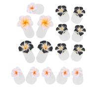 TEHAUX 16pcs Silicone Toe Separators for Women and Nail Techs Soft Flexible Manicure Toe Spacers and Dividers for Pedicure White and Black