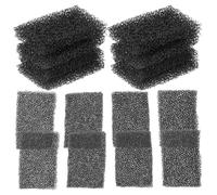 TEHAUX 16pcs Special Effect Makeup Sponge Makeup Scar Sponge Pu Material Creative Style Black for Halloween Party Creating Stubble and Textured Appearance