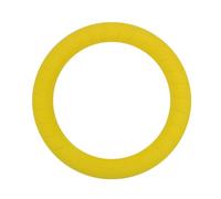 TEHAUX 1pc Yellow Eva Pet Outdoor Sports Ring for Dogs Soft Bite-resistant Floating Pull Ring Dog Teething Plaything for Water and Land Play Creative Pet Exercise