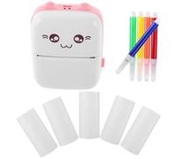 TEHAUX 1set Handheld Wireless Photo Printer Portable Printing Machine for Students Travel and Home Use for Creating Memories and Labelling Low Running Costs