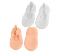 TEHAUX 2 Pair Sebs Silicone Moisturising Socks for Men and Women Full Gel Non-Slip Invisible Foot Care Socks with Anti-Cracking Repair Feature Breathable for Dry Feet Treatment
