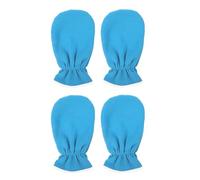 TEHAUX 2 Pairs Blue Paraffin Wax Hand Gloves Elastic, Heated Spa Mitts for Moisturizing and Exfoliating, Nourishing Hand Care Treatment for Dry and Rough Skin