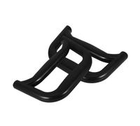 TEHAUX 2 Pcs Plastic Grocery Cart Handle Replacement Ergonomic Non Slip Trolley Grip for Shopping Camping Laundry Garden Utility Carts Lightweight Pull Handle