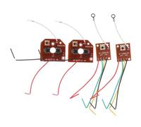 TEHAUX 2 Sets Two-channel Remote Control Module Kit with Receiver Board and Antenna for DIY Rc Car Assembly Educational Science Circuit Projects