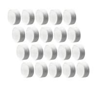 TEHAUX 20 Pcs Compressed Towel Tablets Coin Tissue Tablets Non-woven Fabric Soft Comfortable Disposable Convenience Travel Outdoor Activities Home Cleaning