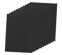 TEHAUX 20 Sheets Black Card Stock Paper Thick Heavyweight for DIY Crafts Painting Scrapbooking Handmade Origami and Paper Cutting Art Projects