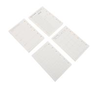 TEHAUX 200 Pcs Undated A7 Loose Leaf Planner Paper Inserts with 6-Hole Punch, Lightweight White Paper Refill Pages for Weekly and Daily Planning in Office and Travel Binders