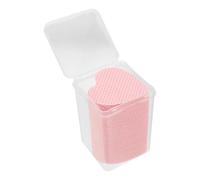 TEHAUX 200 Sheets Pink Heart-shaped Cotton Nail Wipes Soft Lint-free Nail Polish Remover Routine and Home Use with Large Capacity