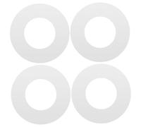 TEHAUX 2000pcs Reinforcement Stickers White Rings for Loose-Leaf Paper Self-Adhesive Binder Hole Protectors Labels for Office School Home Use