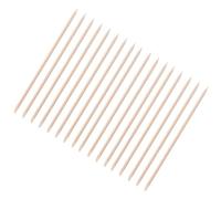 TEHAUX 200pcs Double-end Wooden Manicure Pushers Cuticle Remover Sticks 15cm for Safe Dead Skin Removal Suitable for Manicure and Pedicure Use