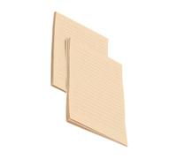 TEHAUX 200pcs Vintage Lined Kraft Letter Writing Paper Rustic Aged Kraft Sheets for Handwritten Notes Invitations and Creative Projects