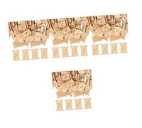 TEHAUX 200pcs Yarn Bobbin Thread Wind Board for Sewing Crafts Cross and Knitting Projects Bobbin Organizer for Weaving and Needlework