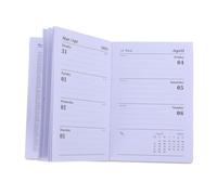 TEHAUX 2025 Small Pocket Planners Weekly Planner Mini Schedule Calendar Women Notebook Notebook Task Journal Diary Notepad Day Pocket Calendar Book Dot Paper Pink