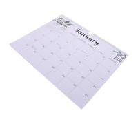 TEHAUX -2027 Monthly Wall Calendar with Twin-wire Binding, Large Date Blocks and Full Year Coverage, Modern White Paper Coil Design, for Home and Office Planning