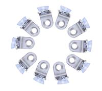 TEHAUX 20pcs Cabinet Clips Holder Shelf Support Brackets with Screws for Glass Wood Plywood Plates Board Holders for Kitchen Cabinets Bookcases Display