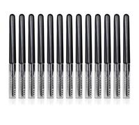 TEHAUX 20pcs Portable Eyebrow Brush Kit with Lid, Multi-functional Nylon and Plastic Eyelash Comb for Brushing Eyebrows, Makeup Tool for Travel and Daily Use