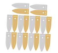 TEHAUX 20pcs Pure Electroplate Copper Zinc Strips for DIY Power Generation Science Kits Anode Electrodes for Fruit Battery Experiments Accurate and Reliable Results for Students and