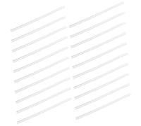 TEHAUX 20pcs Soft Silicone Glasses Ear Cushions Non-slip Eyewear Temple Tips Sleeves for Comfortable All-day Support Compatible with Various Eyeglasses and Sunglasses