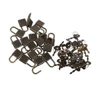TEHAUX 20pcs Vintage Archaize Padlocks with Keys Mini Antique Bronze Locks for Jewelry Boxes Diaries Luggage Backpacks Storage Small Privacy Security with Retro Finish