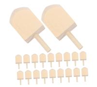 TEHAUX 20pcs Wooden Dreidel Craft Kit for Hanukkah Unfinished DIY Spinning Tops for Adults Natural Sturdy Wood Creative Holiday Decorations and Educational Festive