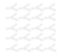 TEHAUX 20pcs Y-shaped Plastic Aquarium Hose Connector for Oxygen Hose Simple Installation Connects Three Simultaneously Fish Tank Air Pump Accessory