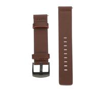 TEHAUX 22Mm Brown Genuine Leather Watch Strap with Black Buckle Universal 18/20/22Mm Replacement Band for Men’S Watches and Upgrade