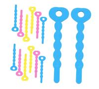 TEHAUX 24pcs Medium Size Sponge Hair Rollers Curling Sticks Set Soft Flexible DIY Hair Styling Tools for Heatless Curls and Overnight Use Self-grip Sleep-friendly for Women Random Color