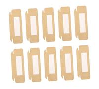 TEHAUX 24Pcs Premium Eyelash Packaging Box Eyelash Storage Box False Eyelash Case with Viewing Window for Professional Beauty Shops and Makeup Artists Paper Tray Included