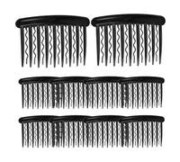 TEHAUX 24pcs Teeth Retro Plastic Wave Side Hair Comb for Women for Bridal Wedding Veil Combs Lightweight Fine Thin Hair Accessories