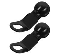 TEHAUX 2pcs Aluminum Alloy Ball Head Phone Mount Base 23mm Fork Stem with 360 Degree Rotation Versatile Use Minimalist Stylish Design for Homes and Offices
