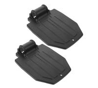 TEHAUX 2pcs Aluminum Wheelchair Footrest Replacement, Tool-Free Installation, Sturdy Ergonomic, for Everyday Use at Home or Hospitals, Modern Design for Adults and Boys and Girls