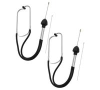 TEHAUX 2pcs Automotive Engine Stethoscope with Probe Vehicle Noise Detector for Rapid Fault Diagnosis Mechanical Sound Analysis Tool for Car Truck Suv Motorcycle Repair