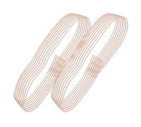 TEHAUX 2pcs Ballet Shoe Ribbon Roll Elastic Ballet Shoe Accessories Invisible Design Elastic Rubber Band Secure Fit for Beginner and Professional Dancers in Dance Scenes