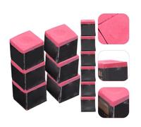 TEHAUX 2pcs Billiard Cue Chalk Cube Set, Blue and Pink, Pool Cue Chalk for Sports Game, Match and Bar Use