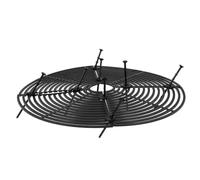 TEHAUX 2pcs Black Plastic Flower Pot Soil Protector Guard for Garden Supply