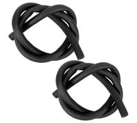 TEHAUX 2pcs Black Sponge Insulation Sleeves for Pipe Protection with Multi-Functional Design, Fire Resistant and Sturdy Hose Insulation Wrap for Air Conditioner and Water Pipes in Winter