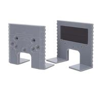 TEHAUX 2pcs Cabinet Hinge Repair Plate Door Hardware Installation Tools Portable Plastic Hinge Installation Tool for Kitchen Cabinet