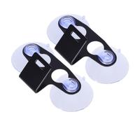 TEHAUX 2pcs Car Interior Radar Mount with Strong Suction Cup and Sturdy Plastic Material, Automotive Windshield Bracket for Secure Car Radar Installation during Road Trips