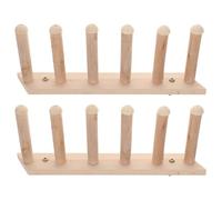 TEHAUX 2pcs Cat Platform Ladder Cat Wall Shelf Multi-level Design Wooden Plastic Delicate Making Process Not Easy to Slide Provides Enjoyable Environment Indoor Home for Kitten