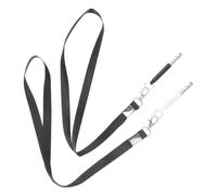 TEHAUX 2pcs Dog Whistle for Recall Training with Lanyard, Copper Nylon | Black and White Pair, Safe for Dog Ears, Anti-bark Use, for Puppies and Large Breeds
